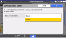 Ilustrace ovládacího panelu