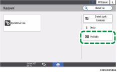 Ilustrace ovládacího panelu