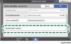 Ilustrace ovládacího panelu