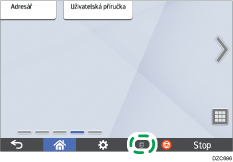 Ilustrace ovládacího panelu