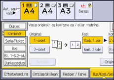Operation panel screen illustration