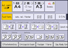 Operation panel screen illustration