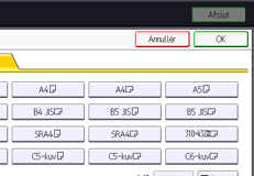 Operation panel screen illustration