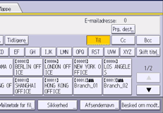 Operation panel screen illustration