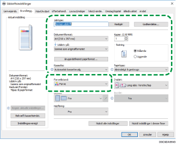 Illustration af driverskærmbillede