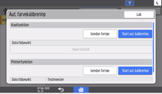 Operation panel screen illustration