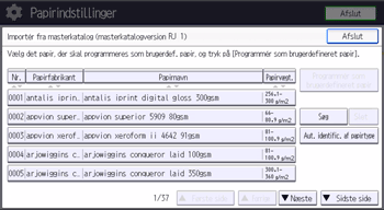 Operation panel screen illustration