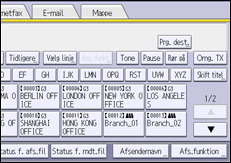 Operation panel screen illustration