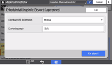 Operation panel screen illustration