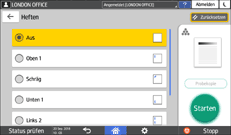 Abbildung Bedienfeld-Display