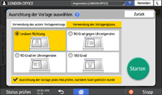 Abbildung Bedienfeld-Display