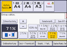 Abbildung Bedienfeld-Display