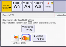 Abbildung Bedienfeld-Display