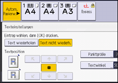 Abbildung Bedienfeld-Display