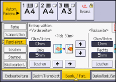 Abbildung Bedienfeld-Display