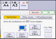Abbildung Bedienfeld-Display