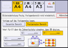 Abbildung Bedienfeld-Display