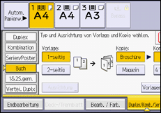 Abbildung Bedienfeld-Display