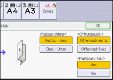 Abbildung Bedienfeld-Display
