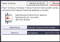 Abbildung Bedienfeld-Display
