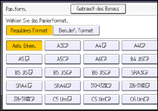 Abbildung Bedienfeld-Display