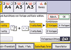 Abbildung Bedienfeld-Display