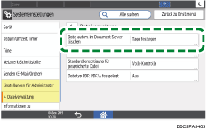 Abbildung Bedienfeld-Display
