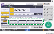 Abbildung Bedienfeld-Display