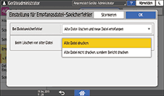 Abbildung Bedienfeld-Display