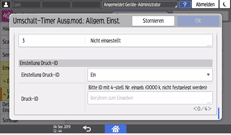 Abbildung Bedienfeld-Display