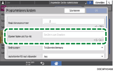 Abbildung Bedienfeld-Display