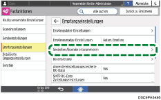 Abbildung Bedienfeld-Display