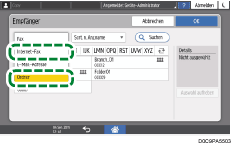 Abbildung Bedienfeld-Display
