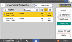 Abbildung Bedienfeld-Display
