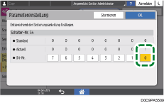 Abbildung Bedienfeld-Display
