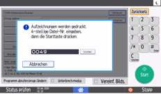 Abbildung Bedienfeld-Display