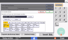 Abbildung Bedienfeld-Display