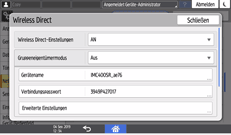 Abbildung Bedienfeld-Display