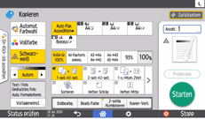 Abbildung Bedienfeld-Display