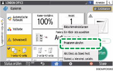 Abbildung Bedienfeld-Display