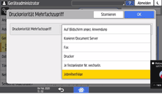 Abbildung Bedienfeld-Display