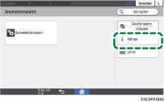 Abbildung Bedienfeld-Display