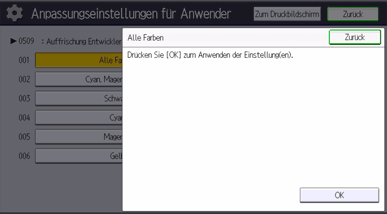 Abbildung Bedienfeld-Display