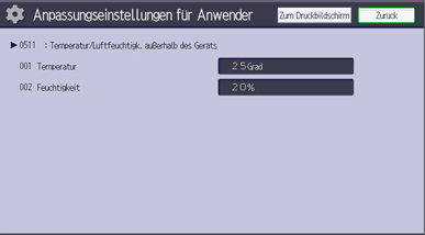 Abbildung Bedienfeld-Display