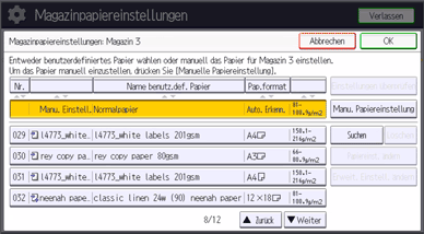 Abbildung Bedienfeld-Display
