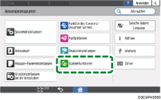 Abbildung Bedienfeld-Display