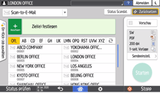 Abbildung Bedienfeld-Display