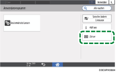 Abbildung Bedienfeld-Display