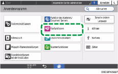 Abbildung Bedienfeld-Display