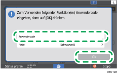 Abbildung Bedienfeld-Display